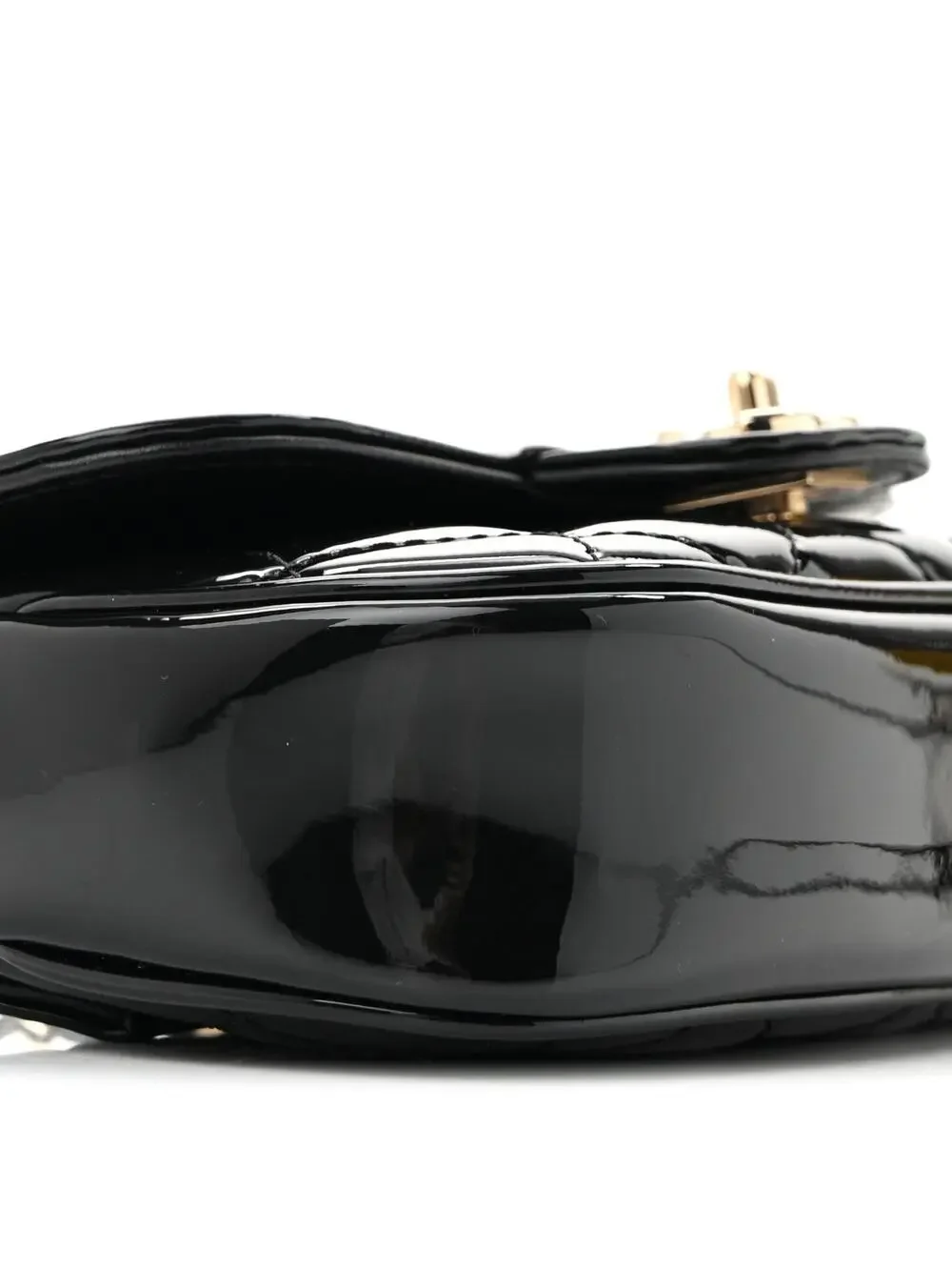 Chanel Patent Calfskin Quilted Mini #322593C17B